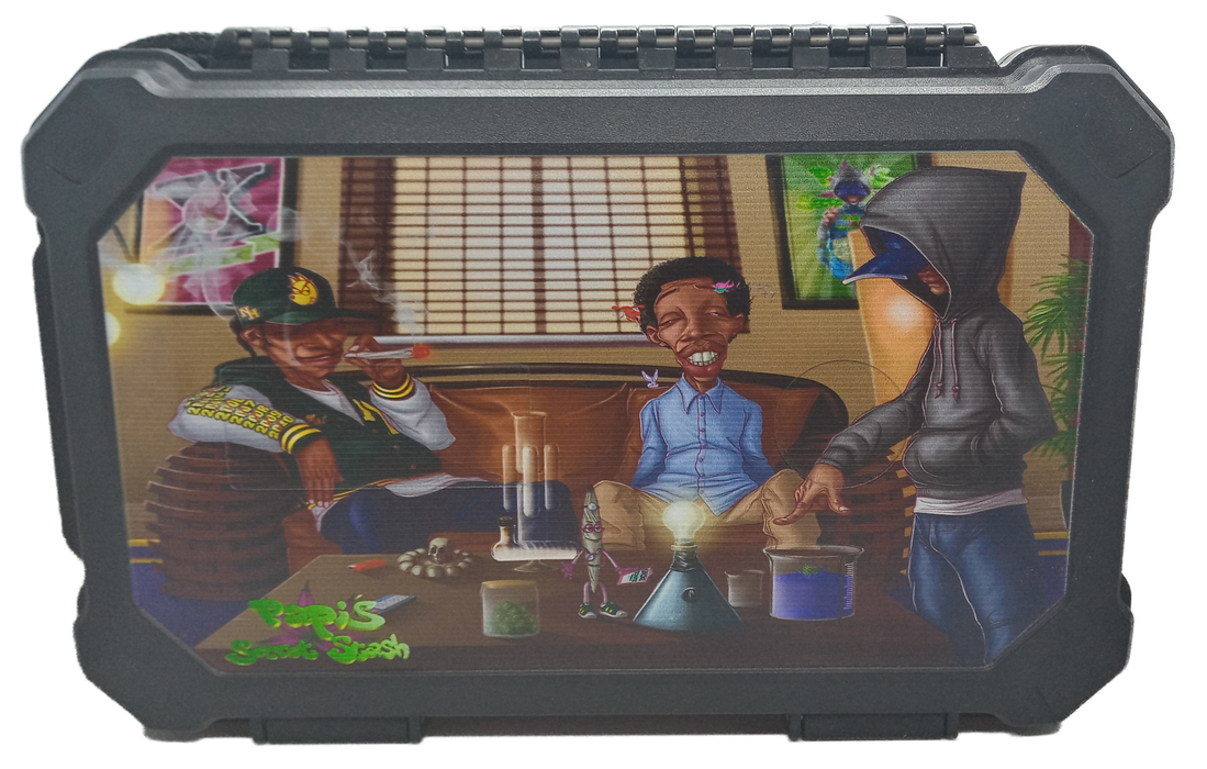 Super High School Smell Proof Travel Stash Box