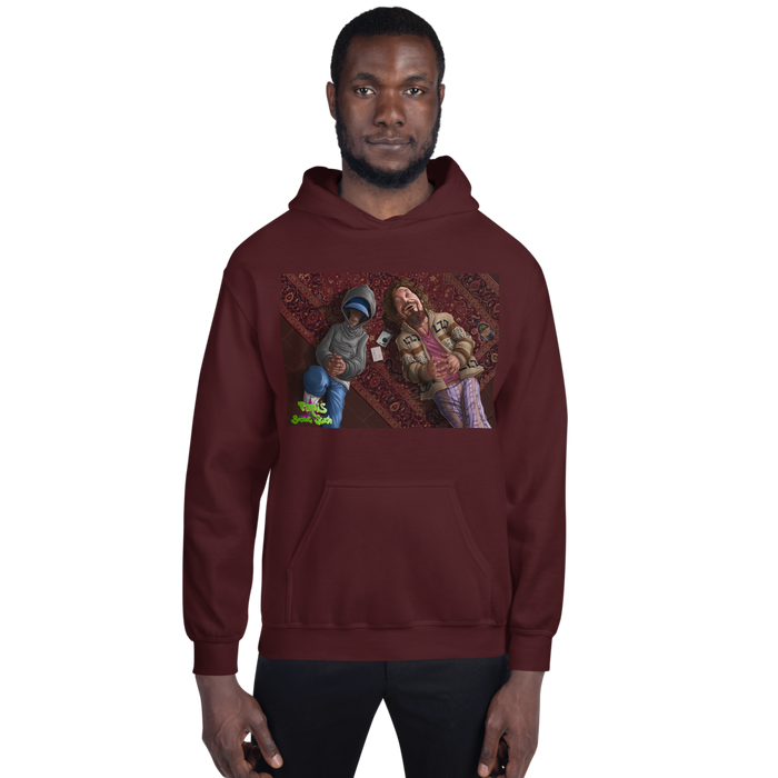 Perfect Rug, Perfect Bud Unisex Hoodie Front and Back Print