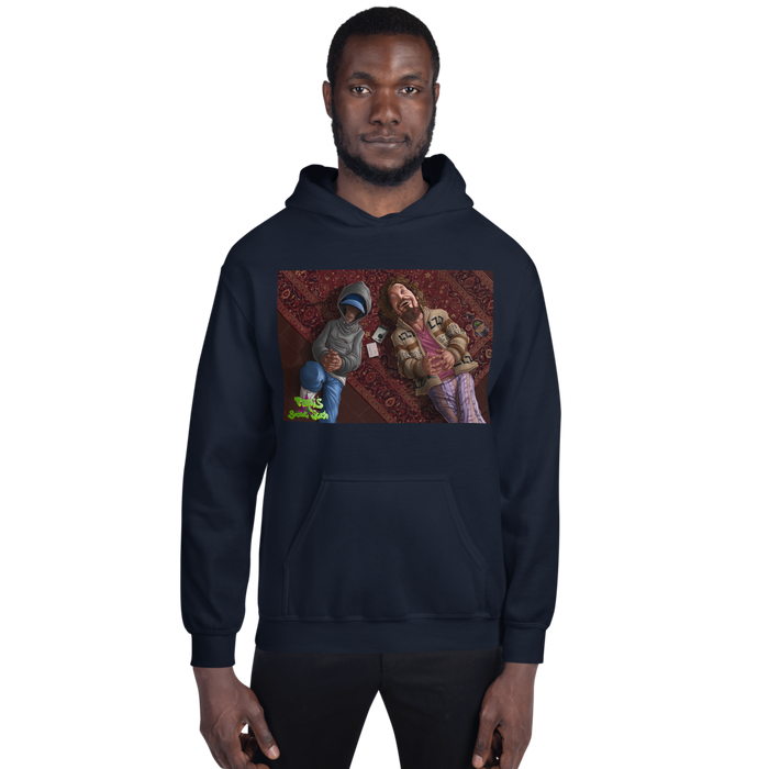 Perfect Rug, Perfect Bud Unisex Hoodie Front and Back Print