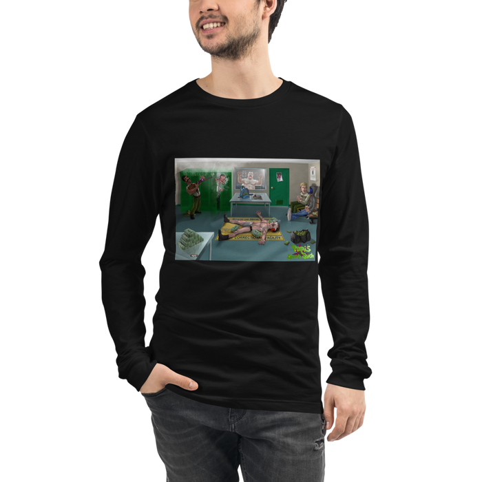 High Way Patrol Unisex Long Sleeve Tee Front Print